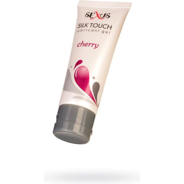 Увлажняющая смазка с ароматом вишни Silk Touch Cherry - 50 мл - Sexus Lubricant. Фотография 4.