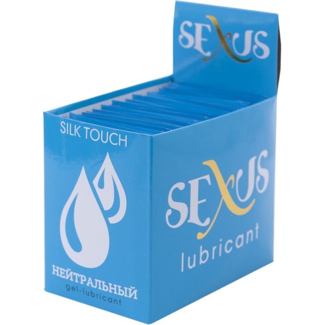 Набор из 50 пробников увлажняющей гель-смазки на водной основе Silk Touch Neutral по 6 мл. каждый - Sexus Lubricant