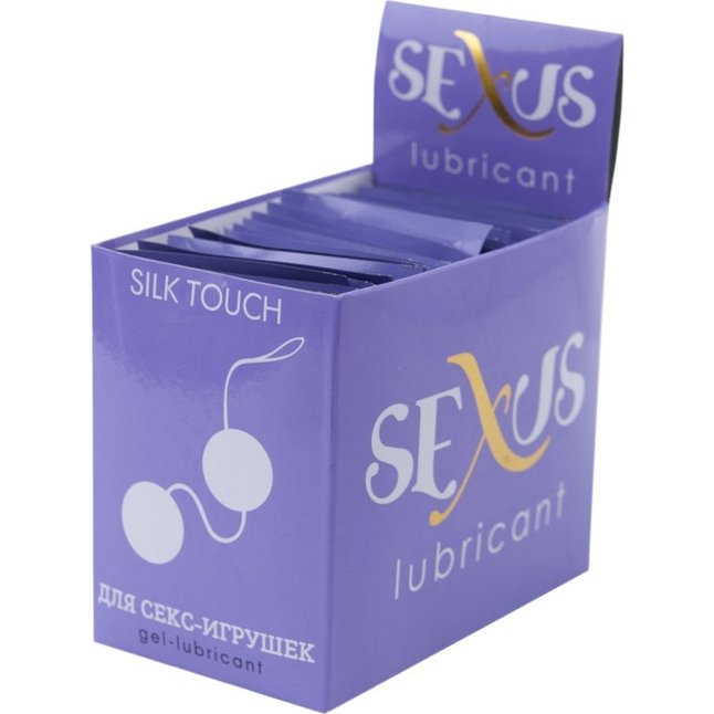 Набор из 50 пробников увлажняющей гель-смазки для секс-игрушек Silk Touch Toy по 6 мл. каждый - Sexus Lubricant