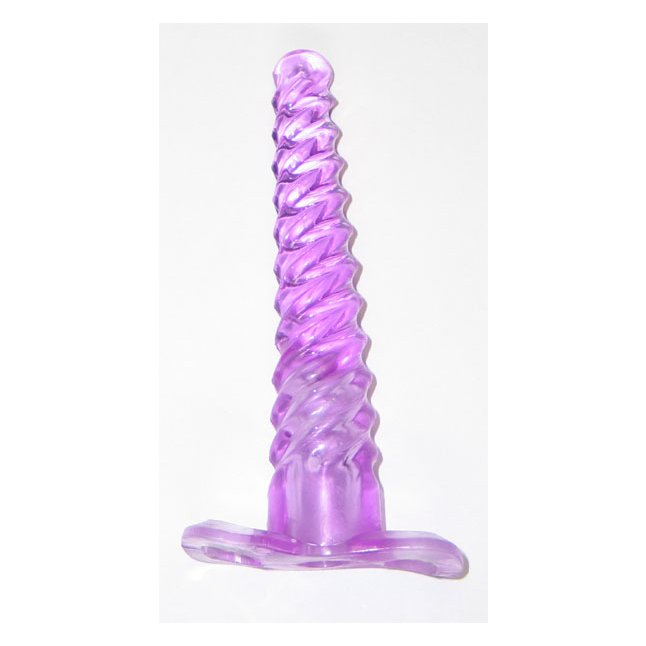 Фиолетовая анальная втулка-спираль