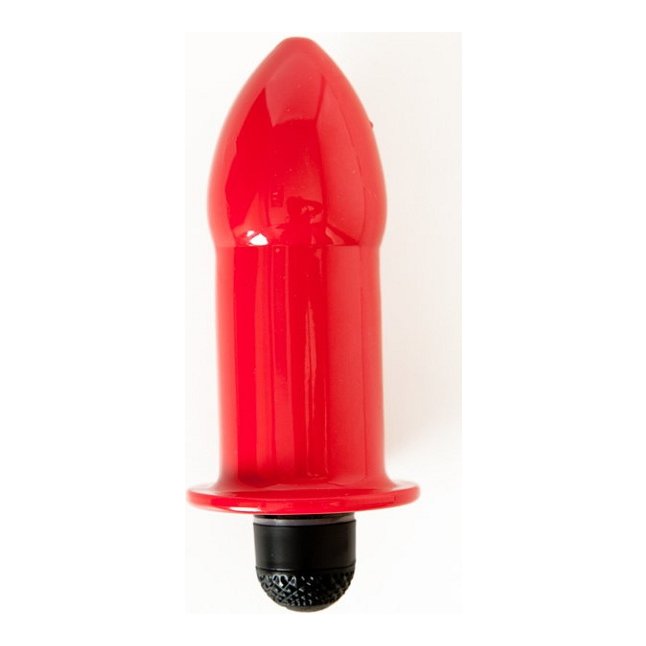 Красная водонепроницаемая вибровтулка - 14,5 см - Black Red