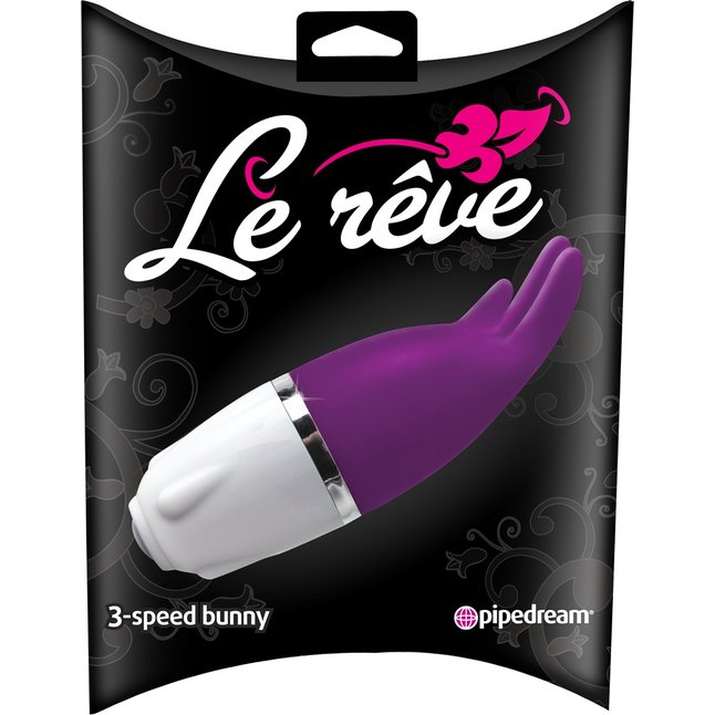 Фиолетовый клиторальный стимулятор Le Reve 3 Speed Bunny - 14 см. - Le Reve. Фотография 2.