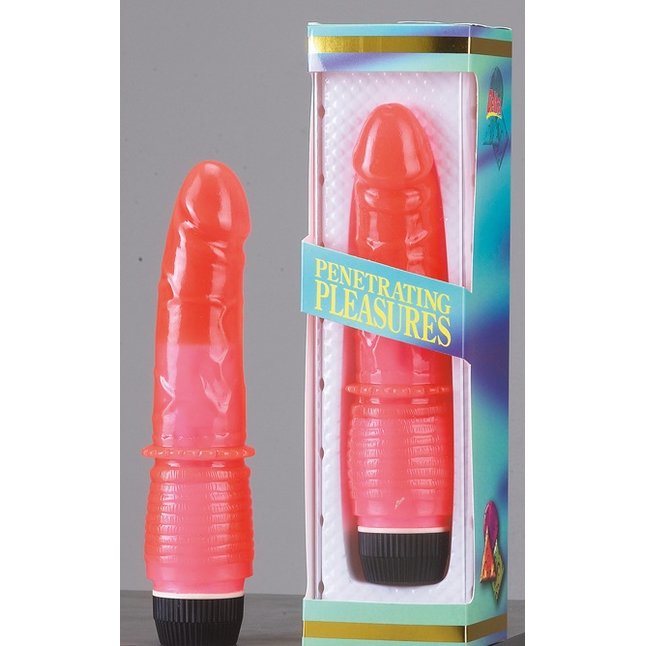 Розовый вибромассажер LELLY - 20 см - Penetrating Pleasures