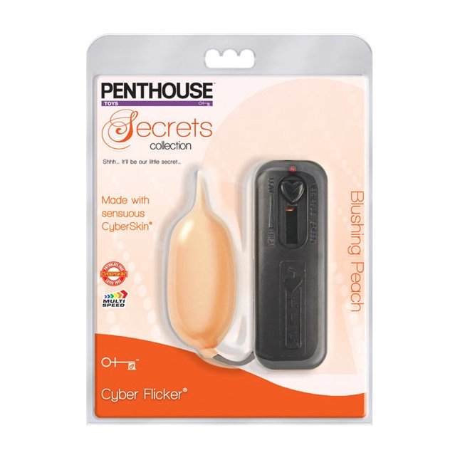 Киберяйцо с вибрацией Penthouse Secrets Cyber Flicker Blushing Peach - Penthouse . Фотография 2.