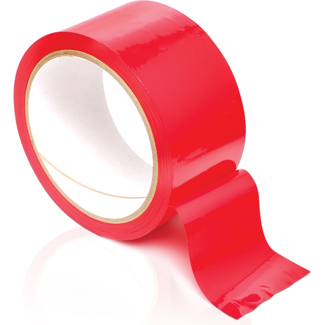 Красная самоклеящаяся лента для связывания Pleasure Tape - 10,7 м - Fetish Fantasy Series