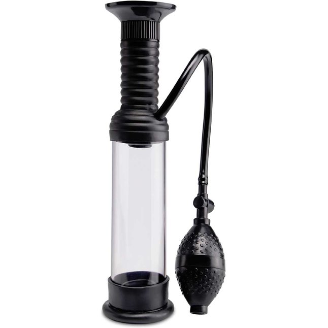 Мужская вакуумная помпа для пениса с вибрацией - 18 см - Pump Worx