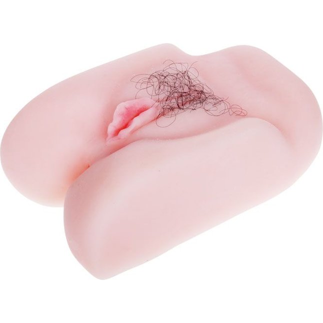 Мастурбатор-вагина с вибрацией и волосками. Фотография 2.