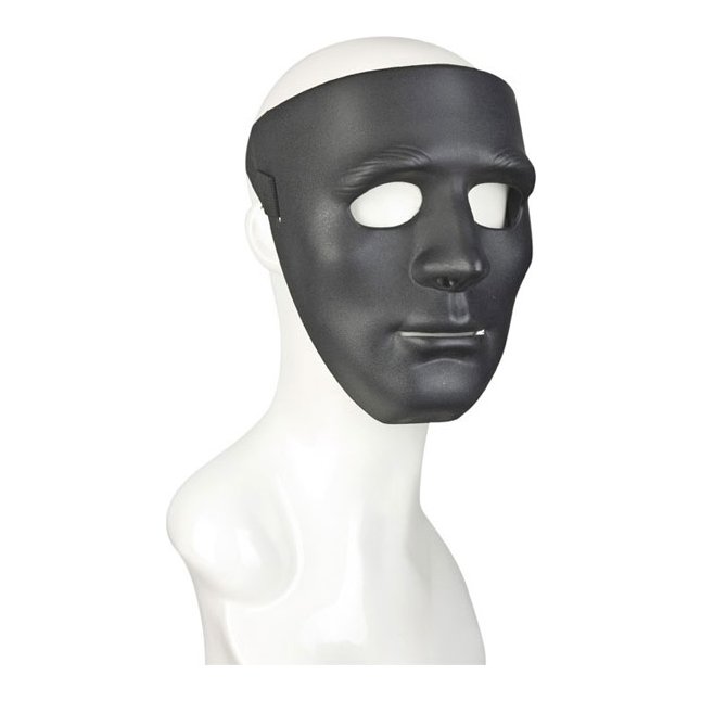 Черная пластиковая маска Инкогнито