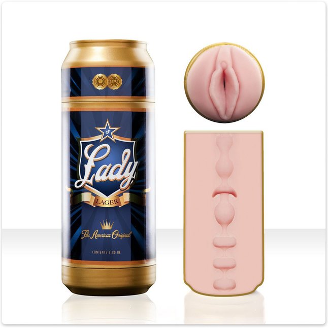 Необычный мастурбатор-вагина в банке Fleshlight - Lady Lager
