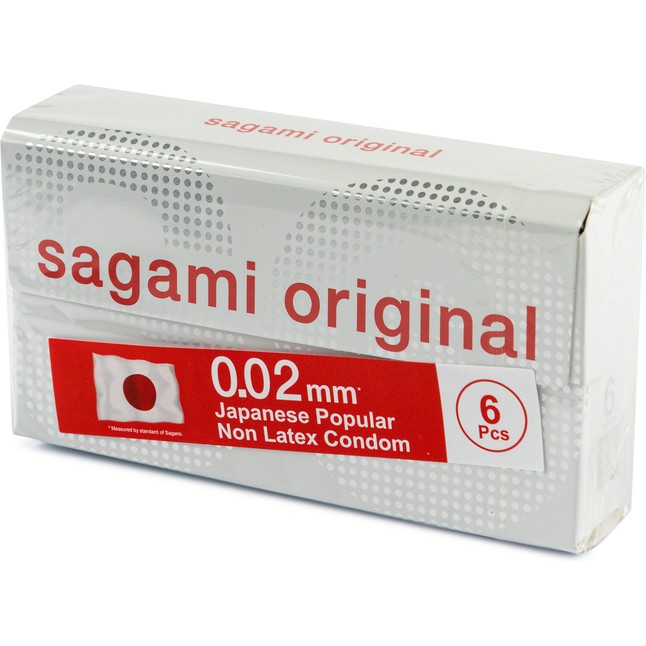 Ультратонкие презервативы Sagami Original 0.02 Quick - 6 шт - Sagami Original. Фотография 2.