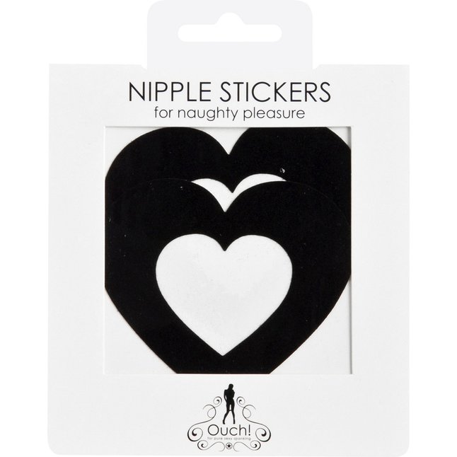 Украшение на соски Nipple Stickers в форме сердец - Bottom Line. Фотография 2.