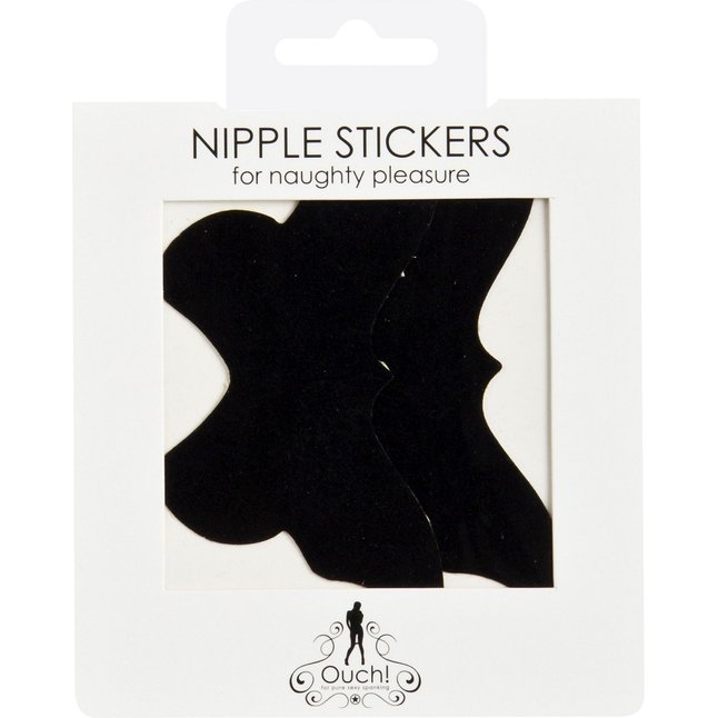 Украшение на соски Nipple Stickers в форме бабочек - Ouch!. Фотография 2.