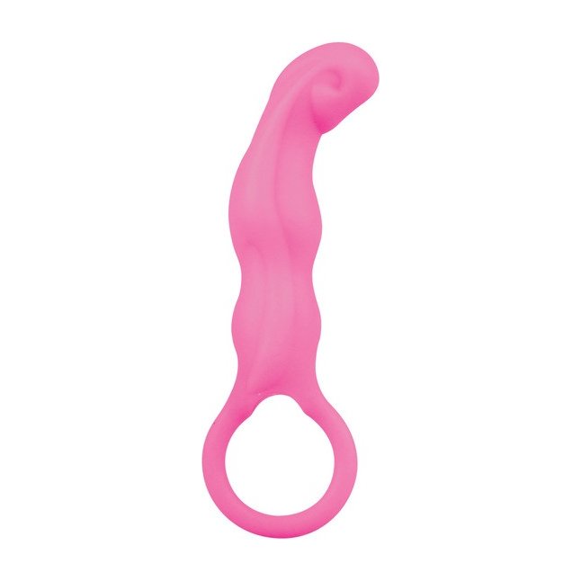 Розовый вибратор Impulso для массажа точки G - Shots Toys