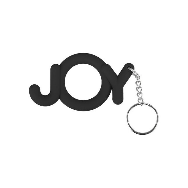 Черное эрекционное кольцо Joy Cocking - Shots Toys