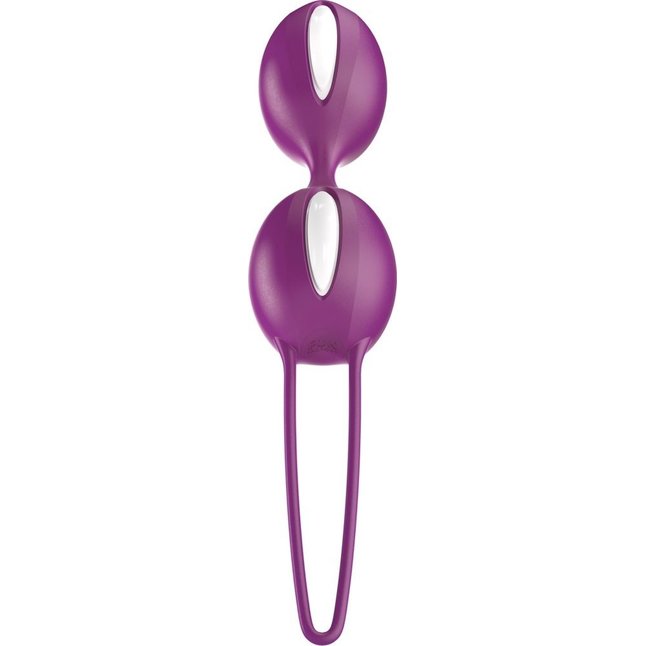 Фиолетовые вагинальные шарики Smartballs Duo