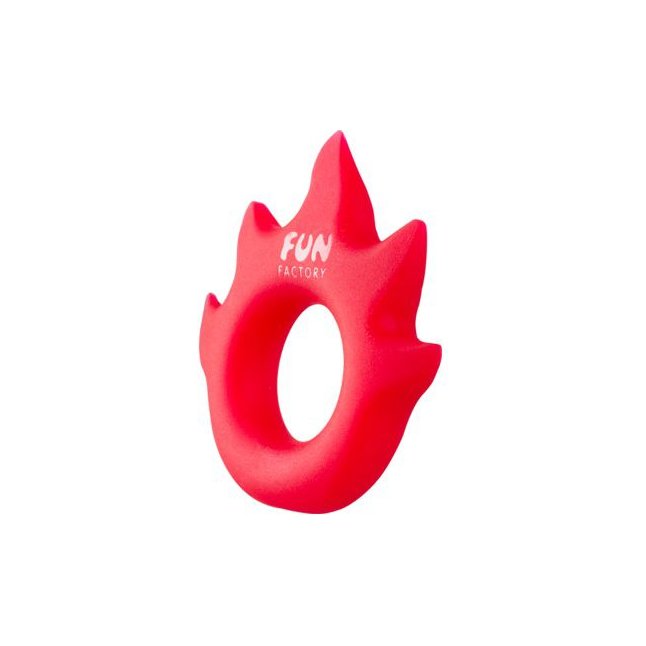 Красное эрекционное кольцо Flame. Фотография 2.