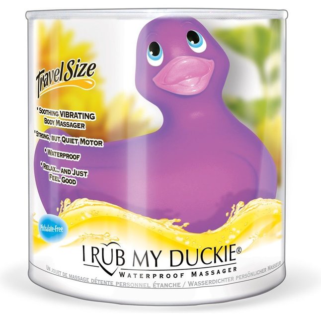 Фиолетовый вибратор-утенок I Rub My Duckie. Фотография 2.