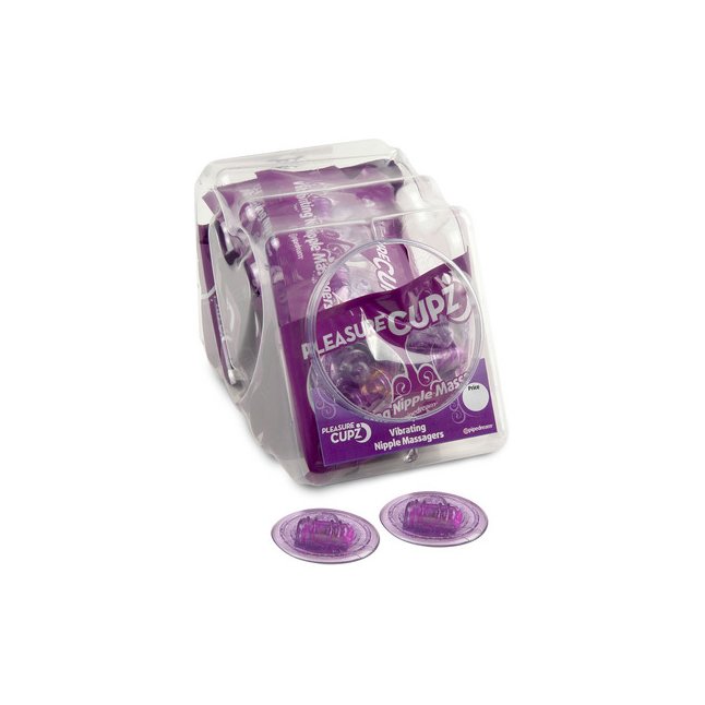 Фиолетовые вибромассажеры для груди - Pipedream Products. Фотография 2.