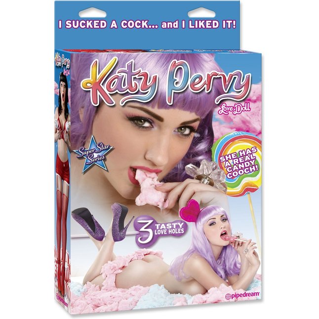 Кукла Katy Pervy с тремя любовными отверстиями - Pipedream Products