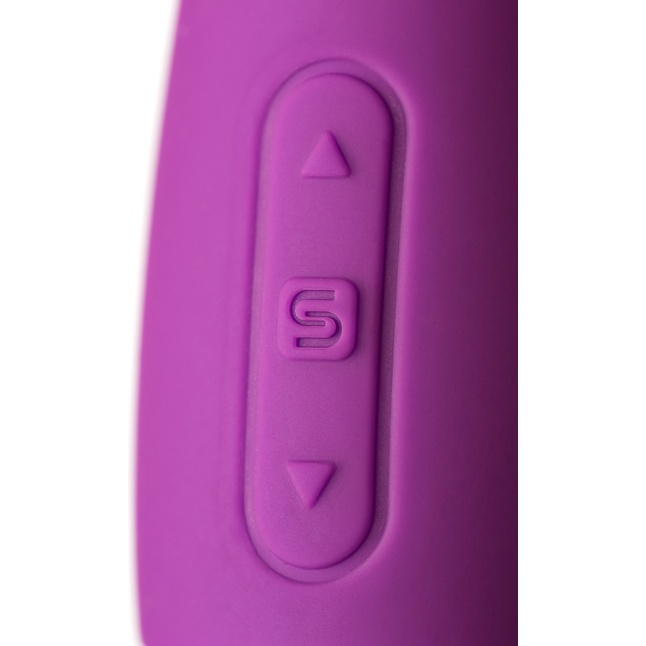 Фиолетовый изогнутый вибратор Amy - 17 см. Фотография 10.