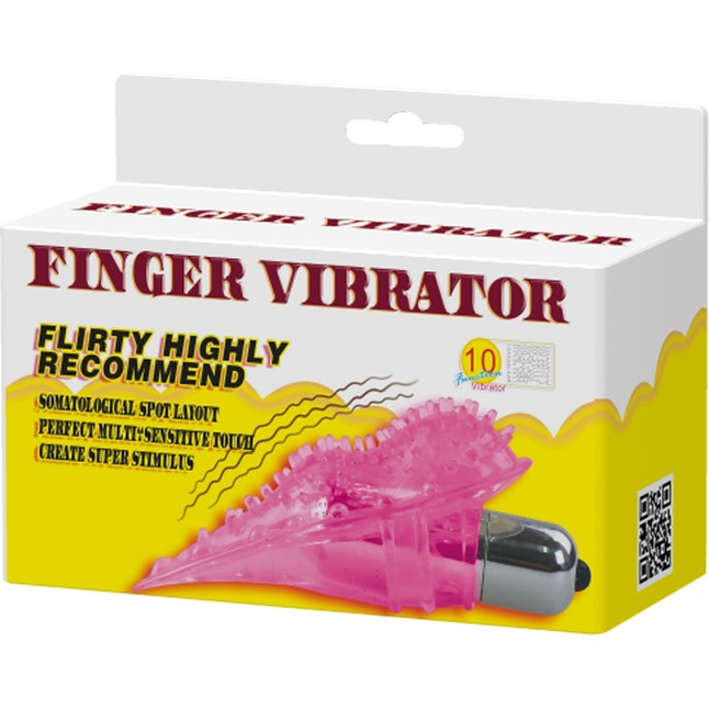 Розовая вибронасадка на пальчик для стимуляции клитора. Фотография 6.