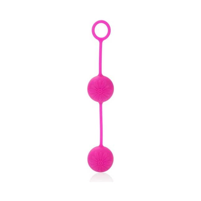 Розовые вагинальные шарики Posh Silicone “O” Balls - Posh. Фотография 2.