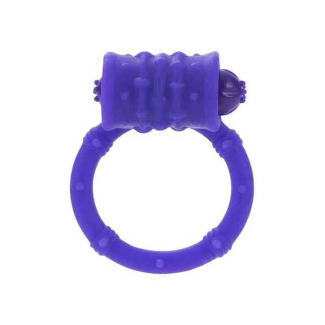 Фиолетовое эрекционное кольцо Posh Silicone Vibro Rings - Posh