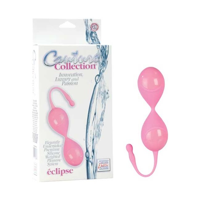Розовые вагинальные шарики Couture Collection Eclipse - Couture Collection. Фотография 2.