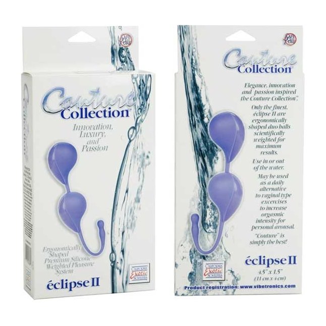 Сиреневый вагинальные шарики Couture Collection Eclipse II - Couture Collection. Фотография 3.