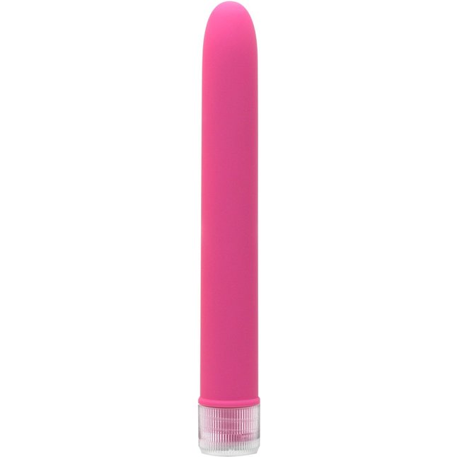 Тонкий розовый классический вибратор Neon Luv Touch Slims - 14,6 см - Neon Luv Touch