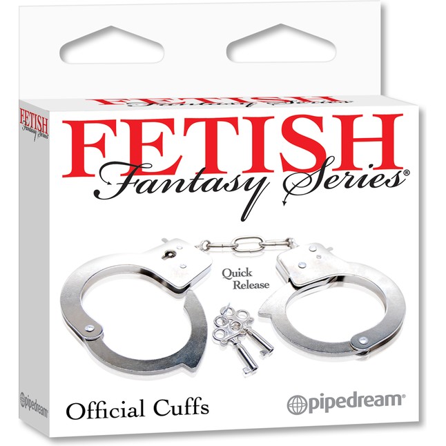 Наручники с ключами Official Handcuffs - Fetish Fantasy Series. Фотография 4.