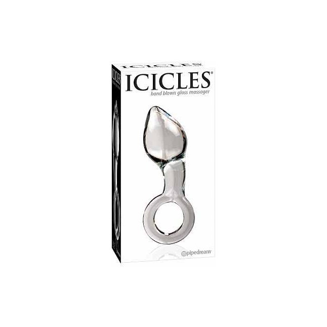 Стеклянный анальный стимулятор ICICLES № 14 - Icicles