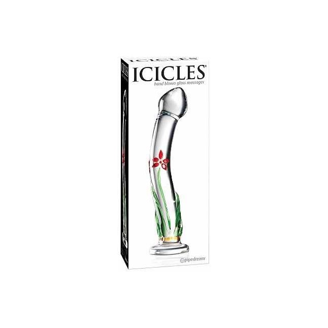 Стеклянный анальный стимулятор ICICLES № 21 - Icicles