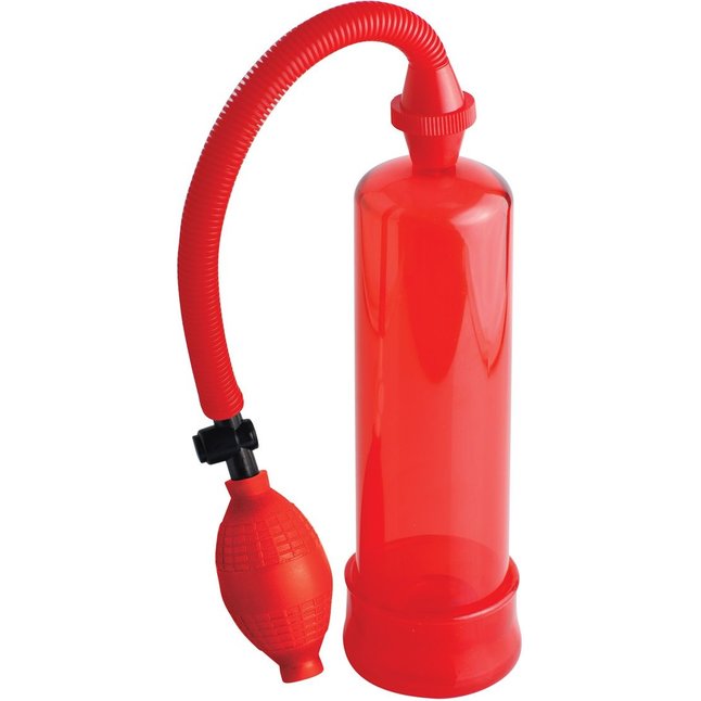 Мужская помпа Beginner s Power Pump красного цвета - Pipedream Products