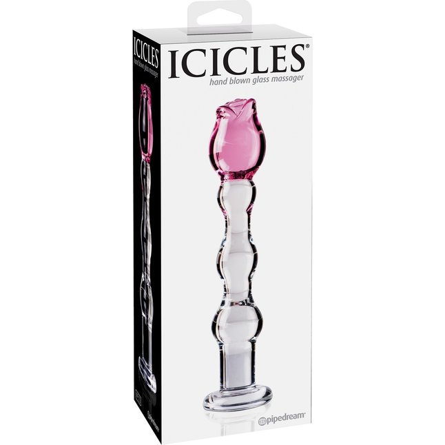 Стеклянный фаллоимитатор ICICLES № 12 - 19,7 см - Icicles. Фотография 4.