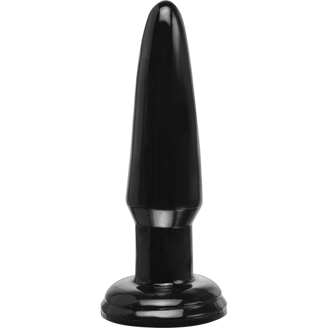 Черная малая анальная пробка Beginners Butt Plug - 10 см - Fetish Fantasy Limited Edition