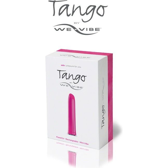 Розовый мини-вибратор Tango Pink USB rechargeable. Фотография 5.