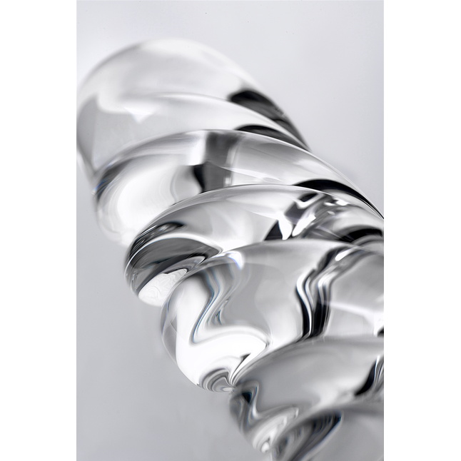 Фаллоимитатор-спираль из прозрачного стекла - 16 см - Sexus Glass. Фотография 4.