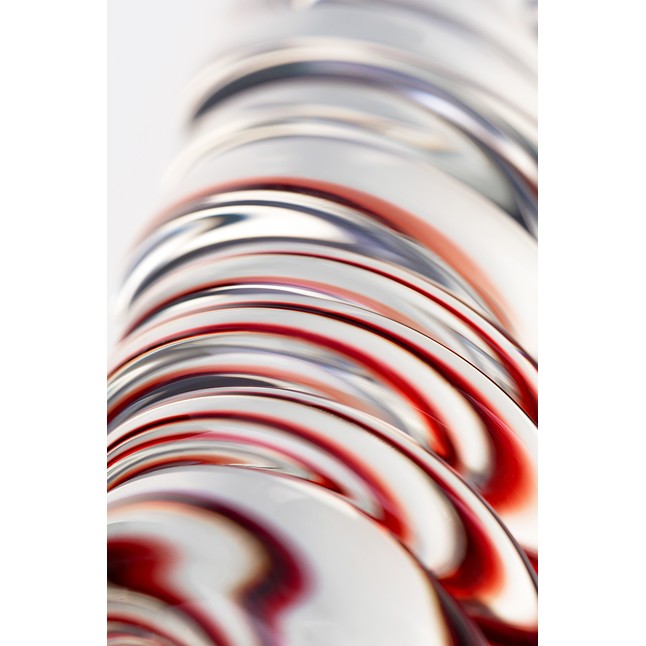 Стеклянная анальная втулка-спираль - 15,5 см - Sexus Glass. Фотография 4.