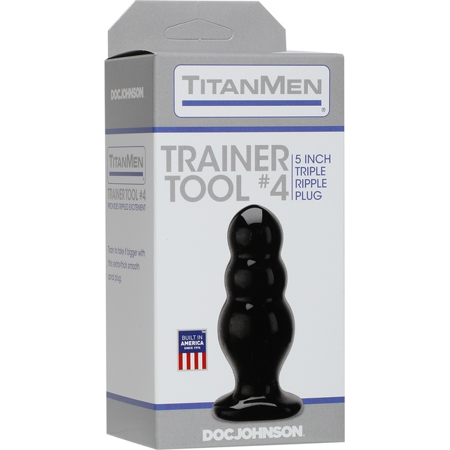 Анальный стимулятор TitanMen Trainer Tool #4 - 12,7 см - TitanMen. Фотография 2.