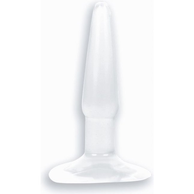 Прозрачная анальная пробка Butt Plug Small - 10 см - Crystal Jellies. Фотография 2.