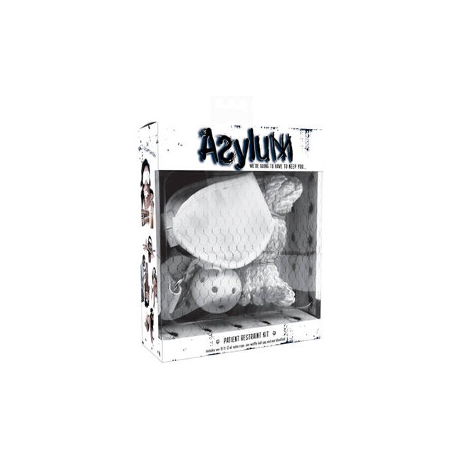 Набор Asylum Patient Restraint Kit: кляп, маска и веревка-фиксация - Asylum