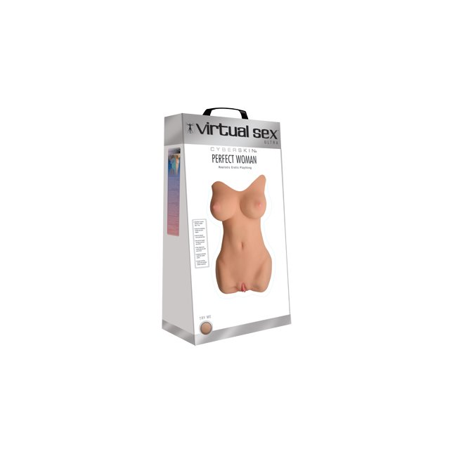 Реалистичный слепок тела CyberSkin Virtual Sex Ultra Perfect Woman Realistic Erotic Plaything - CyberSkin