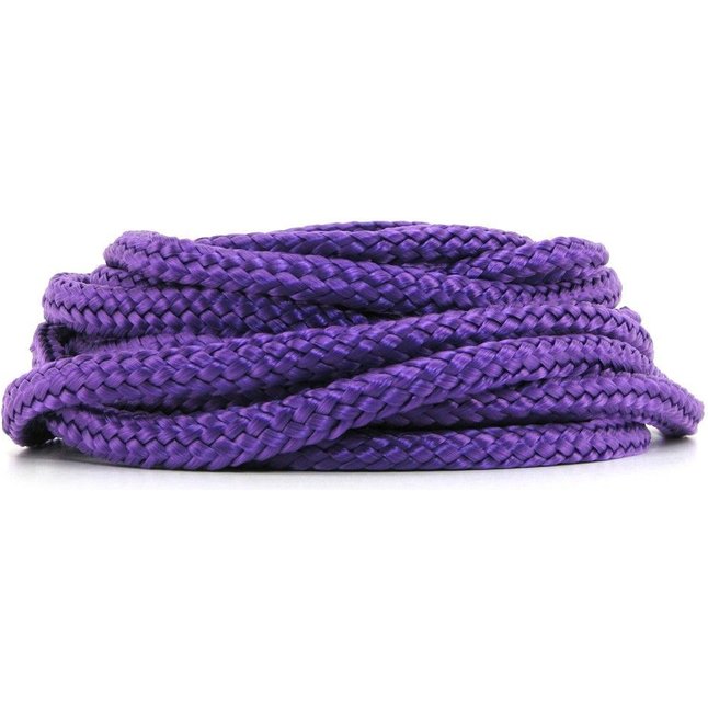 Фиолетовая веревка для фиксации Japanese Silk Love Rope - 5 м - Japanese Silk Love Rope. Фотография 2.
