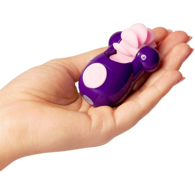 Фиолетовый клиторальный вибростимулятор Sqweel Go Purple. Фотография 3.