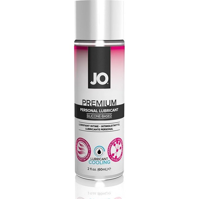 Женский охлаждающий силиконовый лубрикант JO FOR WOMEN PREMIUM COOLING - 60 мл - JO Premium for women