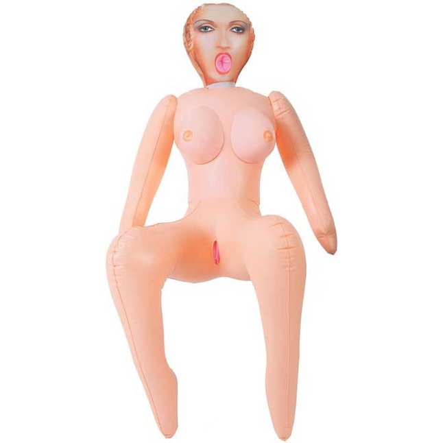 Рыженькая секс-кукла с согнутыми в коленях ногами - Dolls-X. Фотография 2.