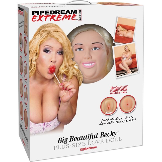 Надувная кукла-пышка Big Beautiful Becky - Pipedream Extreme Dollz