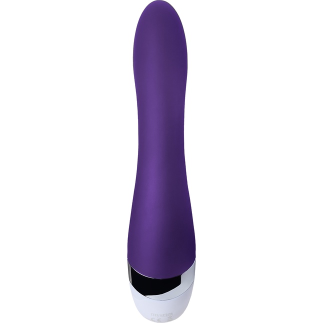 Фиолетовый вибратор Mystim Sassy Simon - 27 см. Фотография 4.