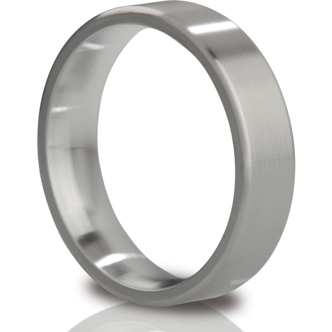 Матовое стальное эрекционное кольцо Duke - 5,5 см